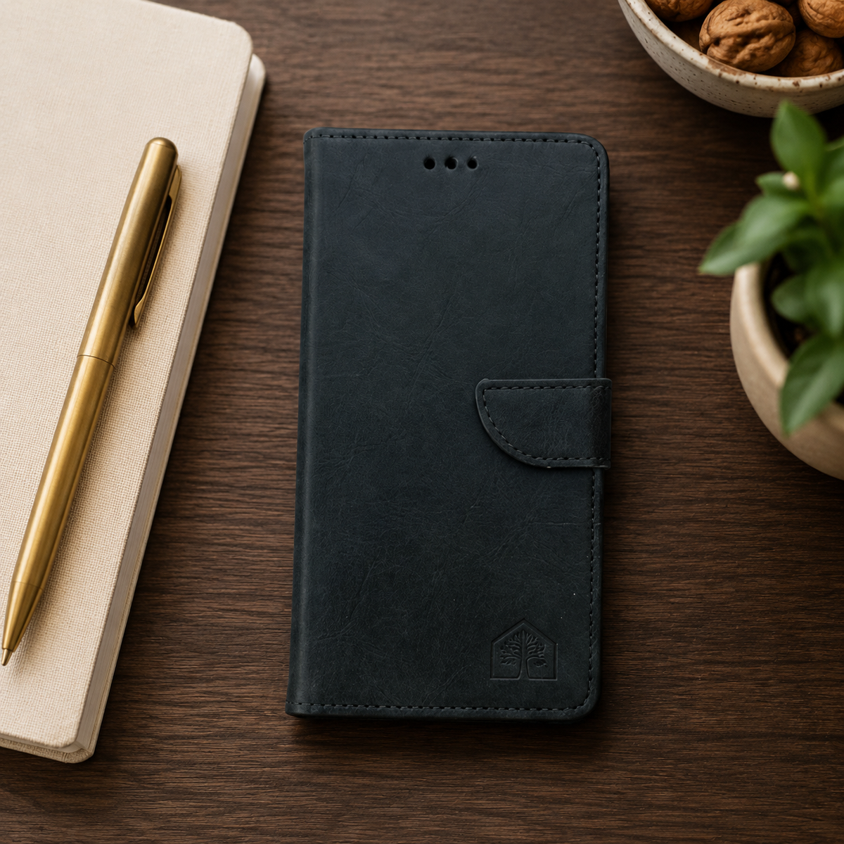 Forest Green and Tan 2 Tone Wallet