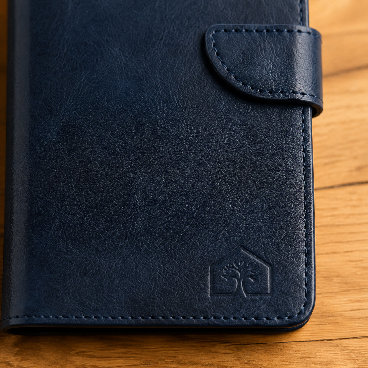 Navy & Tan 2 tone Wallet