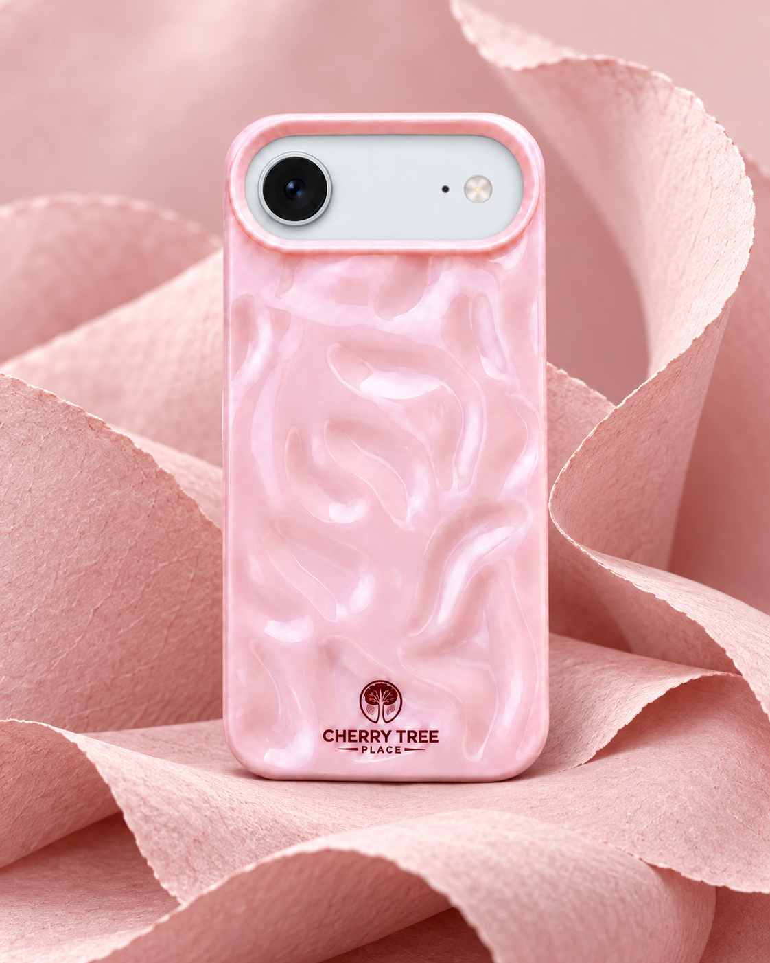 Pink Blush Glossy Phone Case
