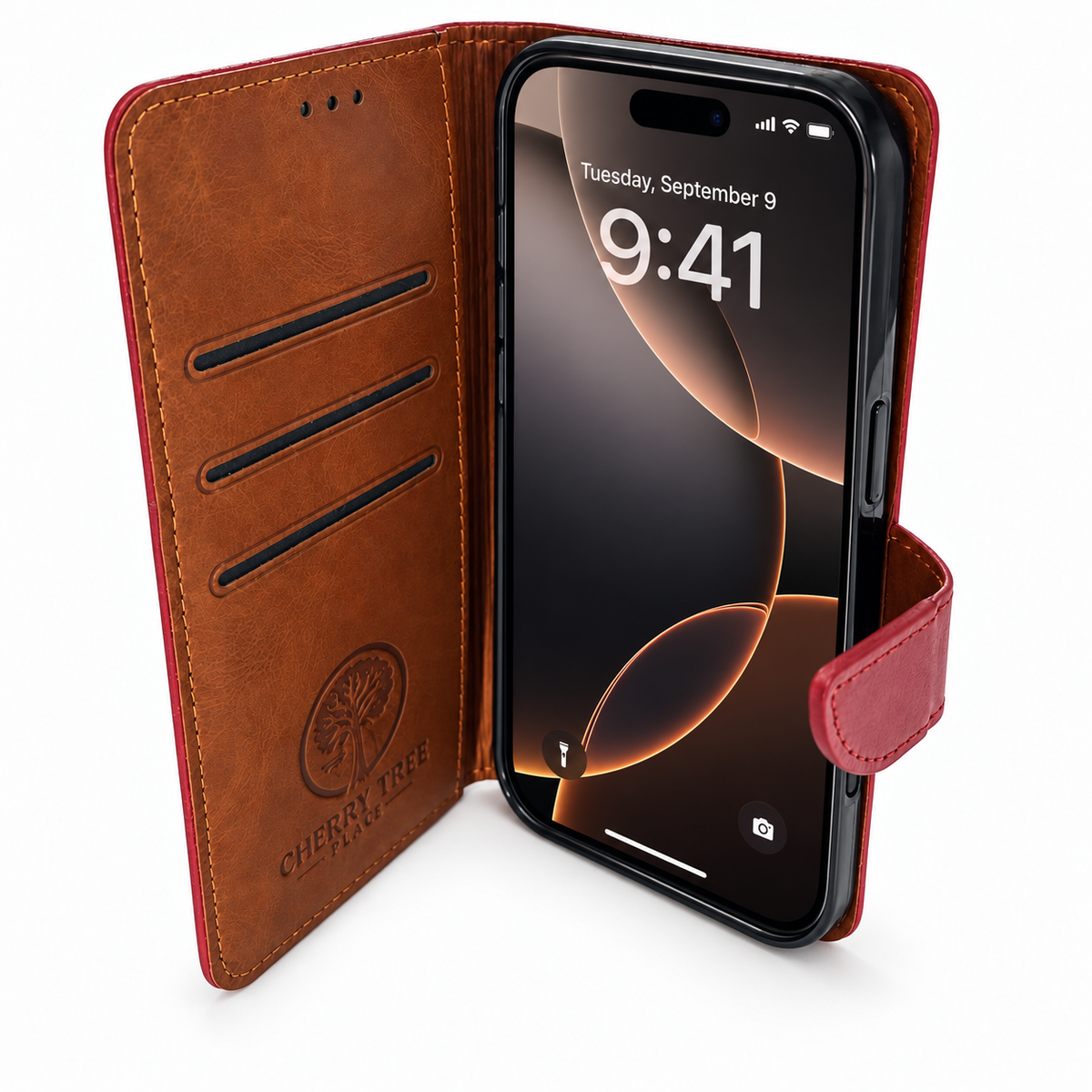 Ruby & Tan 2 Tone Wallet